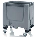 Magazijnbakken Palletbox gesloten met 4 wielen 80x60x93cm, Ophalen of Verzenden