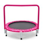 92 cm Kindertrampoline Mini Trampoline met Handvat Opvouwbar