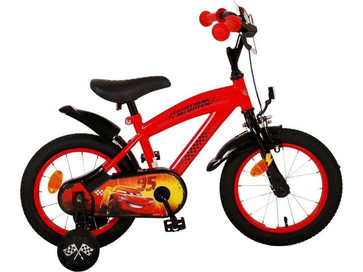 Volare Disney Cars - Kinderfiets - 14 inch - Rood, Fietsen en Brommers, Fietsen | Kinderfietsjes, Zo goed als nieuw, Verzenden