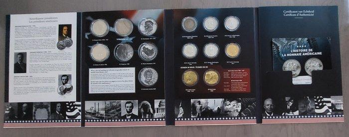 Verenigde Staten. LHistoire De La Monnaie Américaine,, Postzegels en Munten, Munten | Europa | Niet-Euromunten