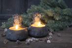 Brynxz waxinelichthouder Angel black copper 12 cm, Huis en Inrichting, Woonaccessoires | Kandelaars en Kaarsen, Ophalen of Verzenden