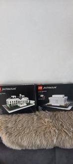 Lego Set - Architecture - The White House; Lincoln Memorial, Nieuw