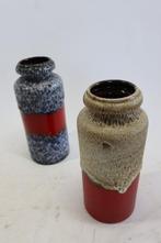 Scheurich - Vaas (2) - H. 30 cm - Klei - Fat Lava Glazuur