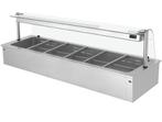GGM Gastro | Bain marie inbouw - 2,1m - 6x GN 1/1 - met |, Verzenden, Nieuw in verpakking