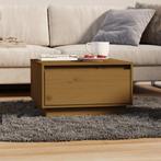 vidaXL Salontafel 55x56x32 cm massief grenenhout honingbruin, Huis en Inrichting, Tafels | Salontafels, 50 tot 100 cm, Verzenden