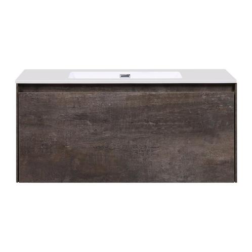 Badkamermeubel Oscar 100cm stone zonder kraangat, Doe-het-zelf en Verbouw, Sanitair, Verzenden