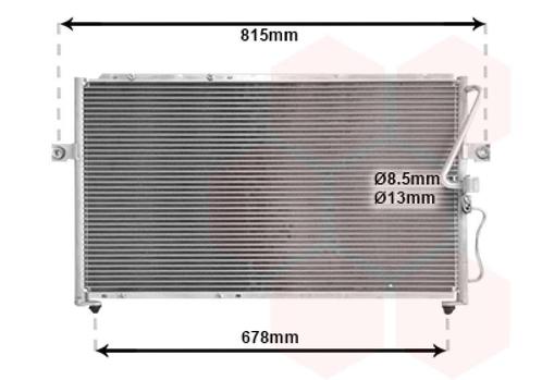 LUCHTCONDENSATOR VOOR KIA CARNIVAL GQ 2001-2006 0K55261460C, Auto-onderdelen, Airco en Verwarming, Nieuw, Ophalen of Verzenden