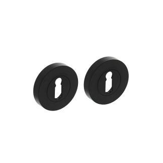 Sleutelrozet | Intersteel (Zamak, Mat zwart, Set), Doe-het-zelf en Verbouw, Hang- en Sluitwerk, Nieuw, Verzenden