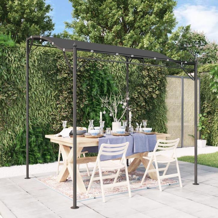 vidaXL Luifel 2x2,3 m 180 g/m² stof en staal, Tuin en Terras, Partytenten, Nieuw, Verzenden