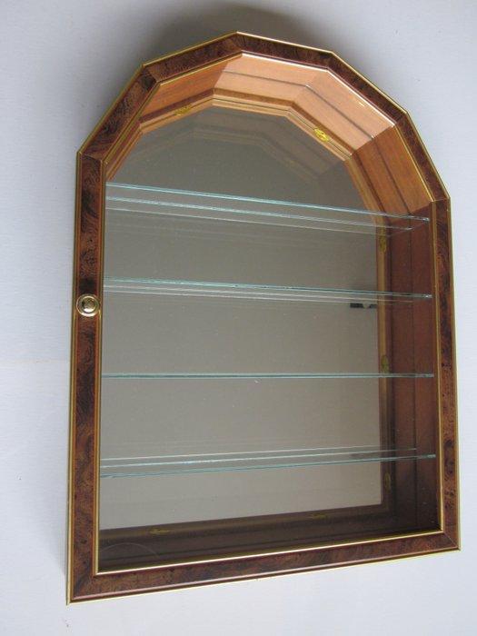 Vitrinekast - Hout, messing, glas - Schitterende kwaliteit, Antiek en Kunst, Curiosa en Brocante
