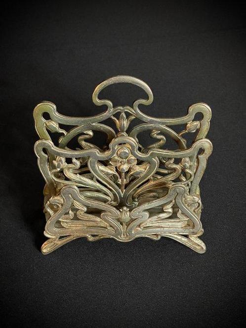 Brievenhouder - Brons met ijzer (geplateerd), Antiek en Kunst, Kunst | Designobjecten
