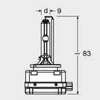 OSRAM Osram D3S Xenon Classic Xenarc 35W 85V PK32d-2 4150..., Ophalen of Verzenden, Nieuw