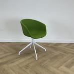 Hay design stoel met draaibare onderstel, groen - wit, Ophalen of Verzenden, Gebruikt, Stof, Eén