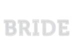 Strijk Embleem Bride 24cm, Hobby en Vrije tijd, Verzenden, Nieuw