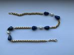 Zonder Minimumprijs - Halsketting - 19.2 kt. Geel goud Lapis, Nieuw