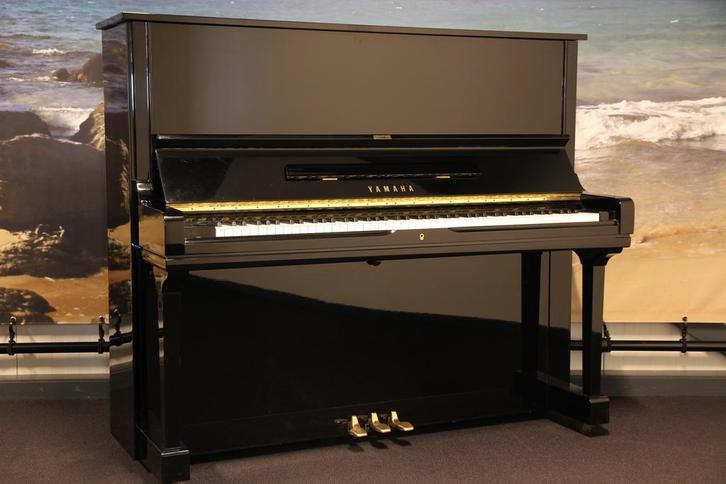 Yamaha U3 piano | Actieprijs | Muziekhuis Souman, Muziek en Instrumenten, Piano's, Piano, Zwart, Gebruikt, Hoogglans, Verzenden