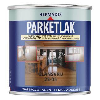Parketlak | Hermadix | 750 ml (Blank, Glansvrij, Waterbasis), Doe-het-zelf en Verbouw, Verf, Beits en Lak, Nieuw, Verzenden