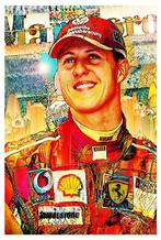 Michael Schumacher GlitchART - David Vijsma, Verzenden, Nieuw