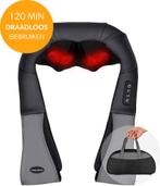 2dekans | Lifeproducts Shiatsu Massagekussen- Draadloos -, Ophalen of Verzenden, Zo goed als nieuw, Zwart