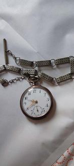 pocket GALONE - silver z lancuszkiem - pocket watch - No, Nieuw