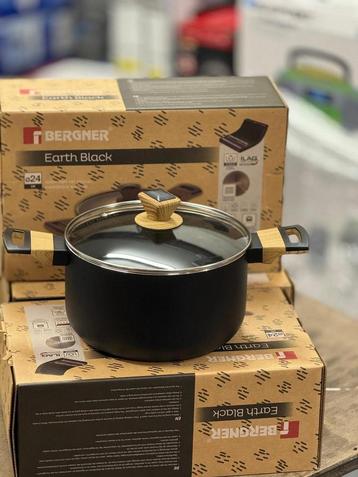 Bergner Earth Keukenpan, 24 cm, met deksel beschikbaar voor biedingen