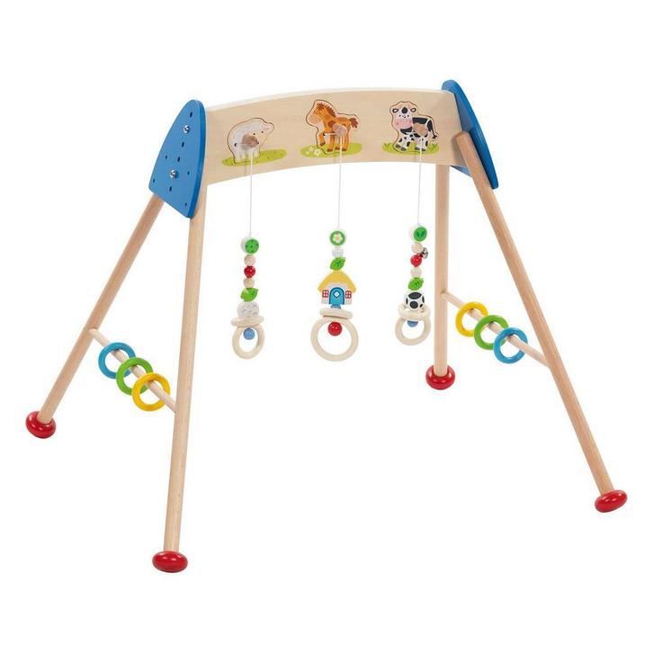 Nieuw Goki Houten Babygym Boerderijdieren met Geluid, Kinderen en Baby's, Speelgoed | Babyspeelgoed, Ophalen of Verzenden