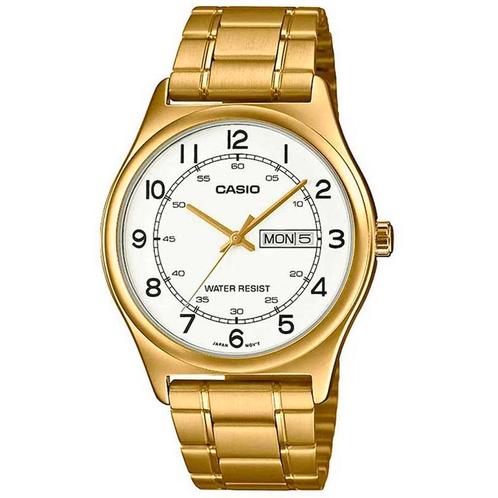 Casio - MTP-V006D - yellow, Sieraden, Tassen en Uiterlijk, Horloges | Dames, Verzenden