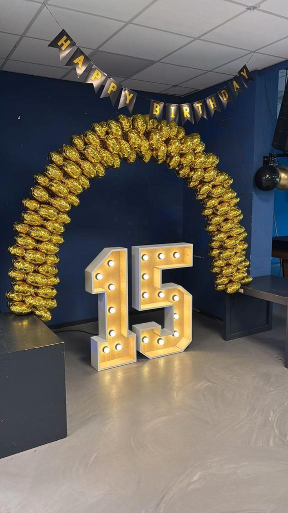 Licht cijfers te huur verjaardag lichtcijfers, Hobby en Vrije tijd, Feestartikelen, Verjaardag, Nieuw, Feestartikel, Ophalen