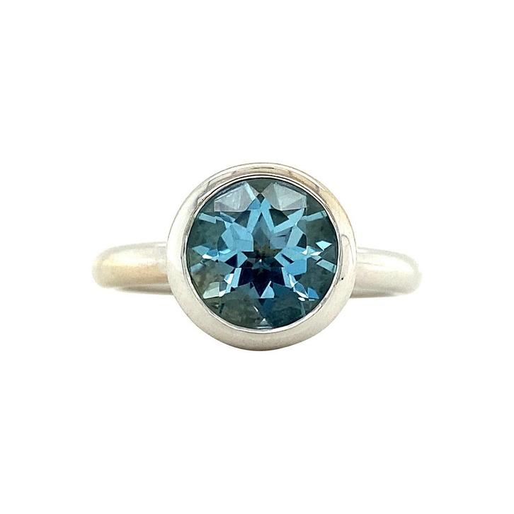Witgouden Bron Jewelry ring Sushi 14 krt, Sieraden, Tassen en Uiterlijk, Ringen, Blauw, Zo goed als nieuw, Goud, Verzenden