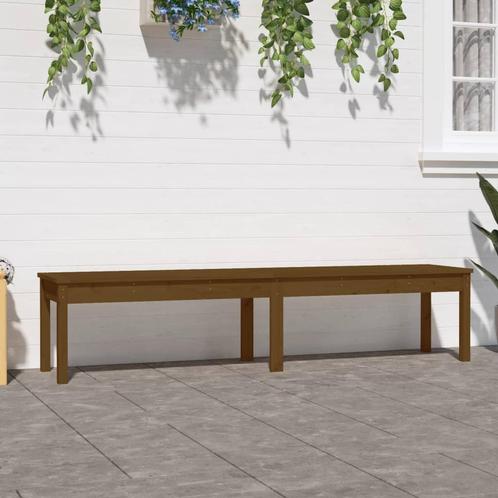 vidaXL Tuinbank 2-zits 203,5x44x45 cm massief grenenhout, Tuin en Terras, Tuinbanken, Nieuw, Verzenden