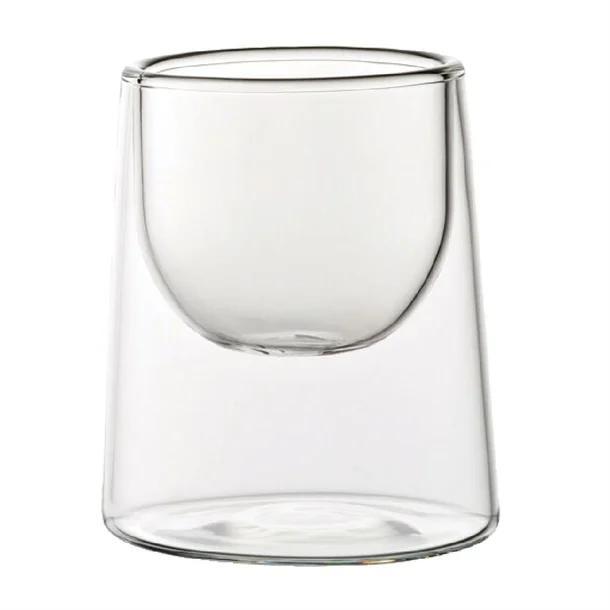 Dubbelwandig dessert/proefschaaltje | borosilicaatglas |..., Zakelijke goederen, Horeca | Overige, Verzenden