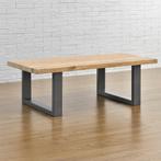 Stalen onderstel set van 2 U tafelpoot 64x40 cm metaal grijs, Huis en Inrichting, Tafelonderdelen, Verzenden, Nieuw