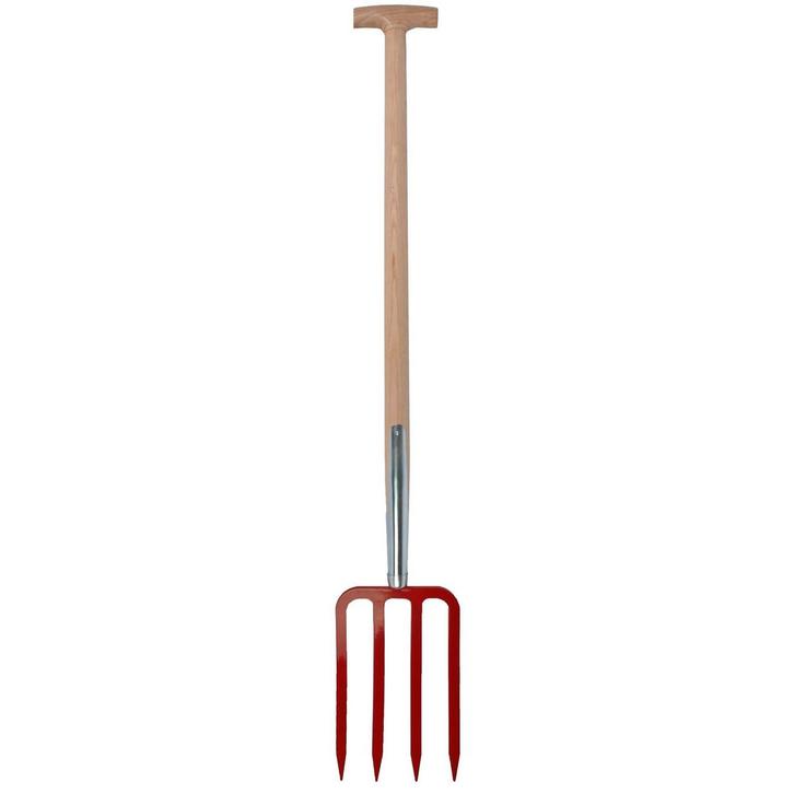 Talen Tools Spitvork Rood – 85 cm – Voor Zand- en Kleigr, Tuin en Terras, Hand-tuingereedschap, Nieuw, Ophalen of Verzenden