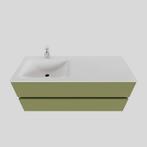 Badkamermeubel Solid Surface BWS Oslo 120x46 cm Links Mat, Ophalen of Verzenden, Nieuw, Bad