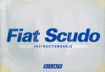 2001 Fiat Scudo Instructieboekje Handleiding Nederlands, Auto diversen, Handleidingen en Instructieboekjes, Verzenden