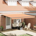 vidaXL Zonnescherm Geel en Oranje geel en oranje 450 × 350, Verzenden, Nieuw