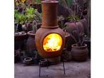 Sol-y-Yo Chimenea Mexicaanse terracotta kachel (geel, 105, Tuin en Terras, Verzenden, Nieuw