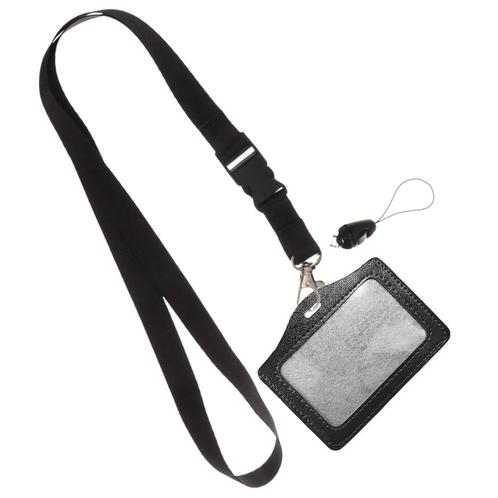 Fako Bijoux® - Keycord + Badgehouder Kunstleer -, Verzamelen, Sleutelhangers, Verzenden