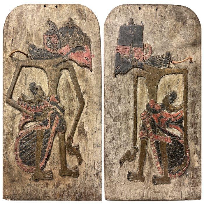 Krisplank keris bord - Blawong - Indonesië, Antiek en Kunst, Kunst | Niet-Westerse kunst