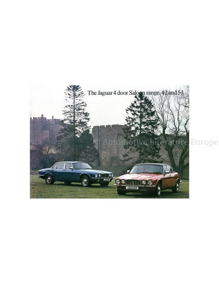 1978 JAGUAR XJ 4.2 & 5.3 BROCHURE FRENCH, Boeken, Auto's | Folders en Tijdschriften