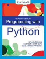 9780357637456 Programming with Python Kyla Mcmullen, Verzenden, Nieuw, Kyla Mcmullen