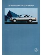 1990 MERCEDES BENZ E KLASSE COUPE BROCHURE NEDERLANDS, Boeken, Auto's | Folders en Tijdschriften, Nieuw, Author