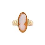 Ring met camee 12 krt, Sieraden, Tassen en Uiterlijk, Ringen, Ophalen of Verzenden, Nieuw