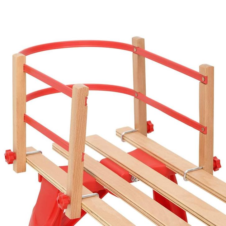 vidaXL Rugleuning voor slee multiplex rood, Kinderen en Baby's, Speelgoed | Buiten | Voertuigen en Loopfietsen, Nieuw, Verzenden