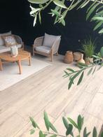 keramische tegels terrastegels houtlook oak 26x180x2 cm, Nieuw, Keramiek, 10 m² of meer, Terrastegels