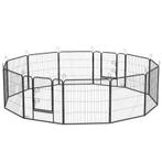 TRUUSK Puppyren, Dierenverblijf, 12 Panelen Elk 80x80 Cm, 2, Dieren en Toebehoren, Verzenden, Nieuw
