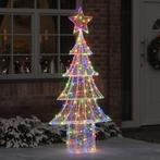 vidaXL Kerstboom met 240 LED Multikleur 180 cm Acryl, Verzenden, Nieuw