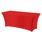 Tafelhoes rechthoek Symposium 183x76x73 cm rood - buffethoes, Overige materialen, Nieuw, 150 tot 200 cm, Rechthoekig