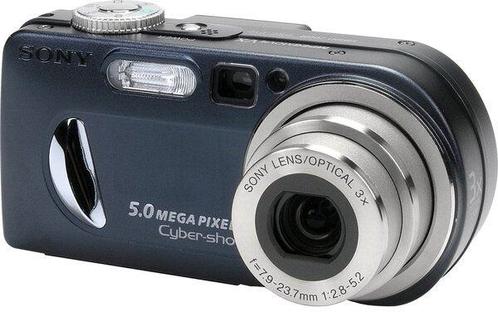 Sony Cyber-shot DSC-P120 Digitale Compact Camera - Blauw, Audio, Tv en Foto, Fotocamera's Digitaal, Zo goed als nieuw, Verzenden