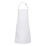 GGM Gastro | KARLOWSKY | Slabbenschort Basic - Wit | LSBK4W, Huis en Inrichting, Keuken | Textiel, Verzenden, Nieuw, Wit, Schort